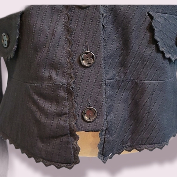 Marc Jacobs Daisy Buttons Front Blazer Jacket sz 12 - Picture 6 of 16